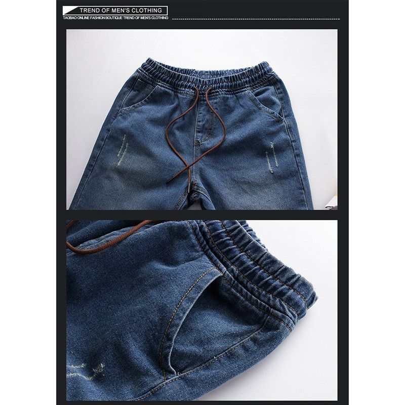 denim joggers mens plus size