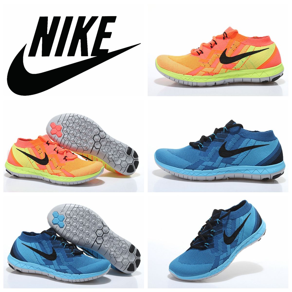 Nike V2 Flyknit corrientes de los hombres del 100% de zapatos