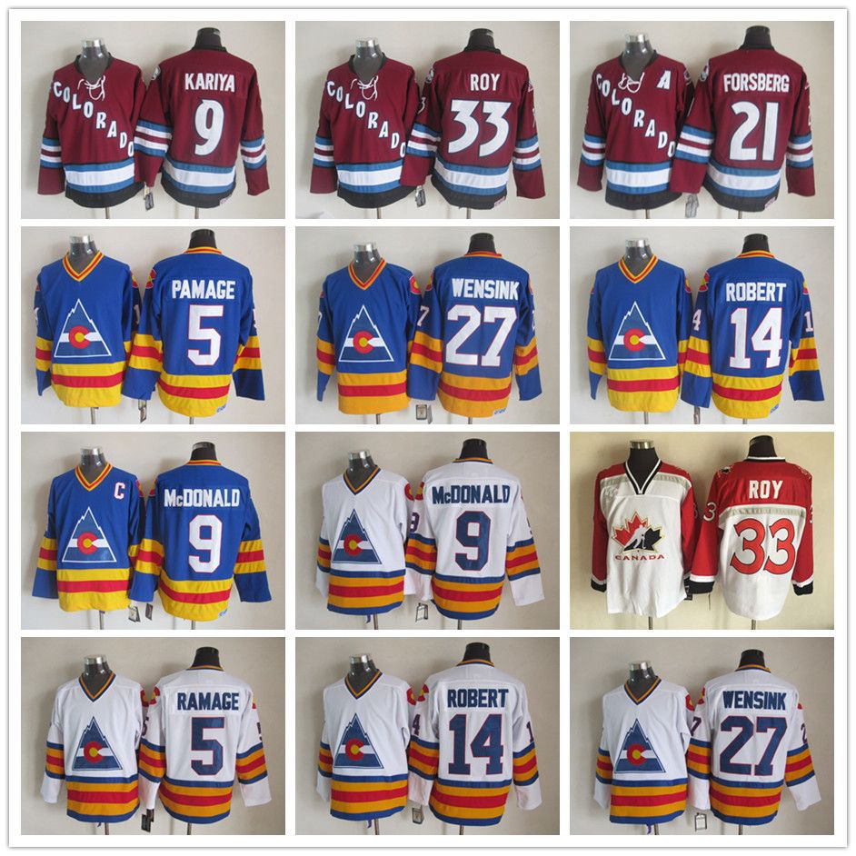 vintage colorado avalanche jersey