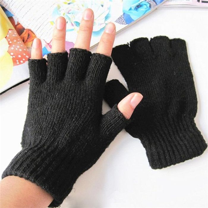 2021 New Arrivals Men Women Half Finger Fingerless Gloves