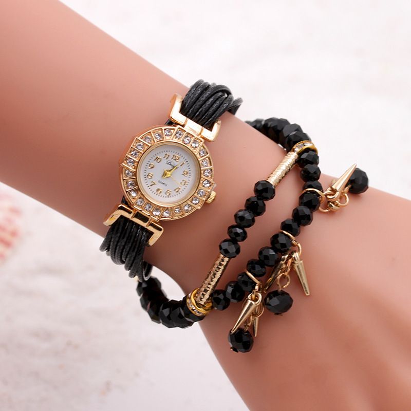 Latest Smart Bracelet Watch Wholesale Wrist Watch With Chili Charm For Student Beaded Diamond Luxury Watches Shoes Online Shopping Online Watches From Dhfiona 2 91 Dhgate Com