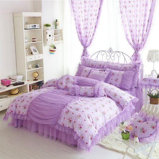 Luxury Korean Style Bedding Set For Girls Bedding Crib Bedding