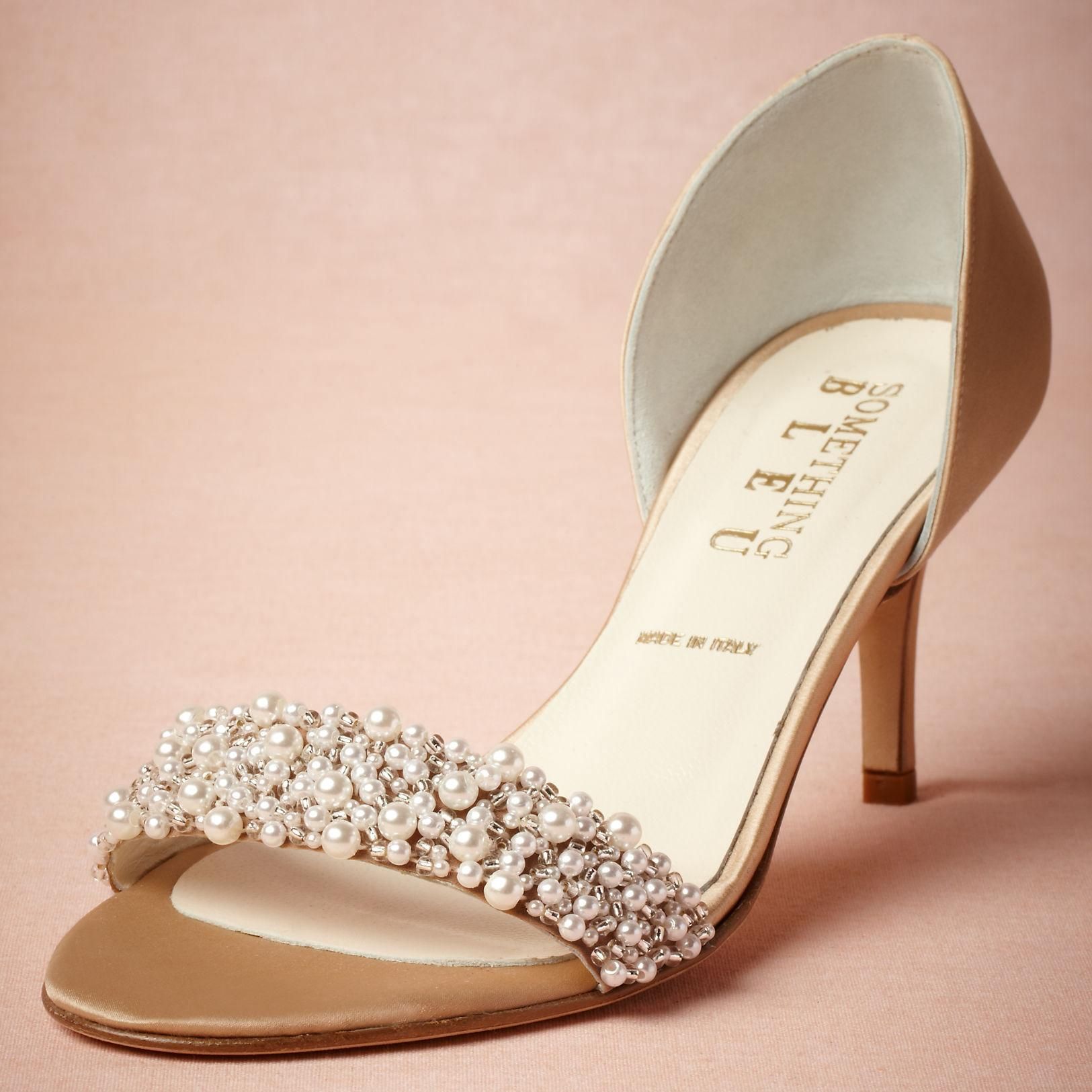 satin bridal shoes low heel