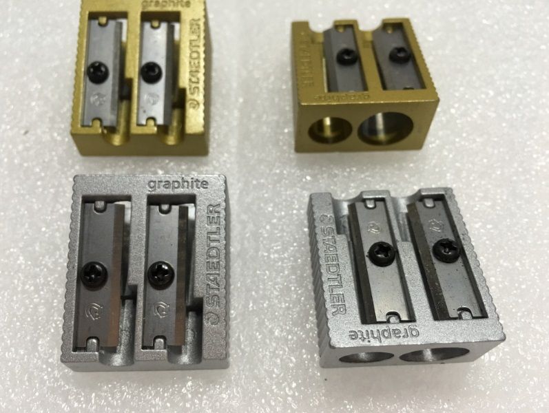 2021 Staedtler Metal Double Hole Sharpener Metal Pencil Sharpener For