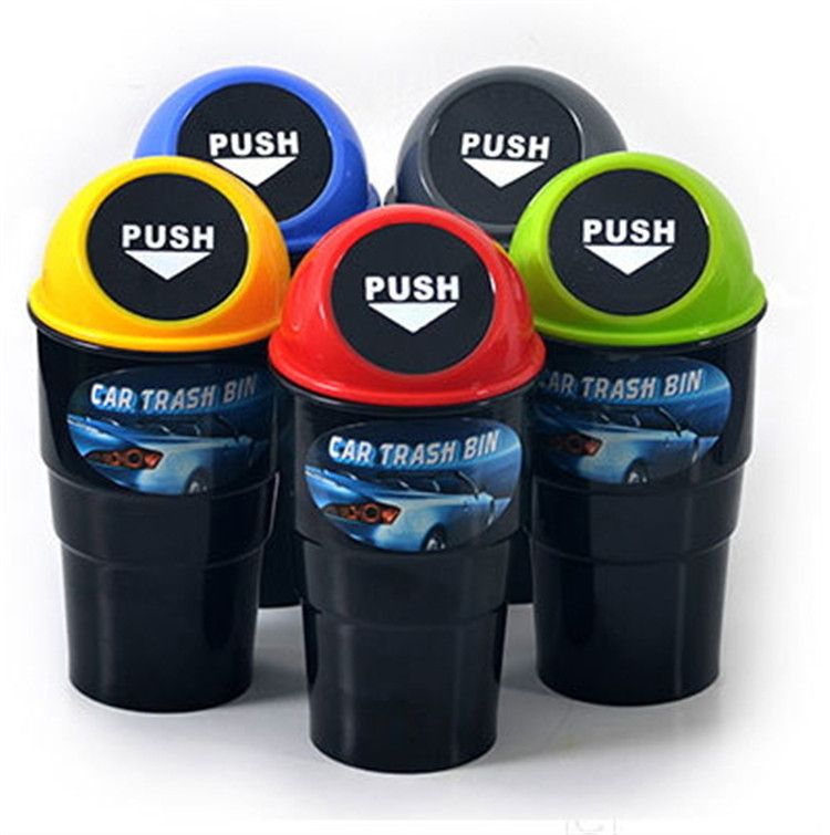 Car Trash Garbage Holder Rubbish Dust Dustbin Container Storage Box Wastebasket