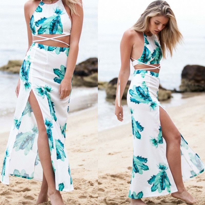 2 piece summer dress