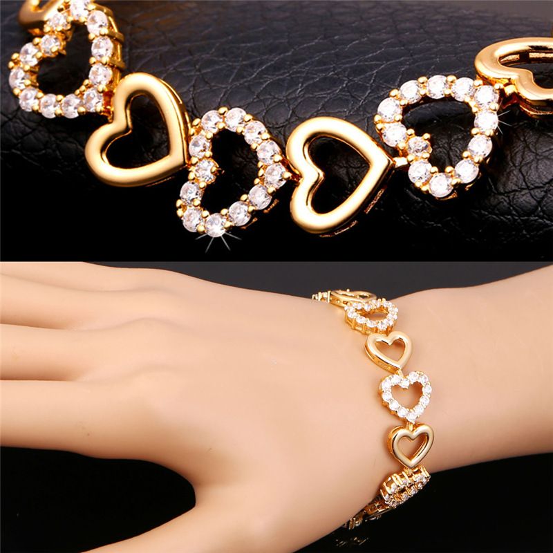 18k gold bracelet womens