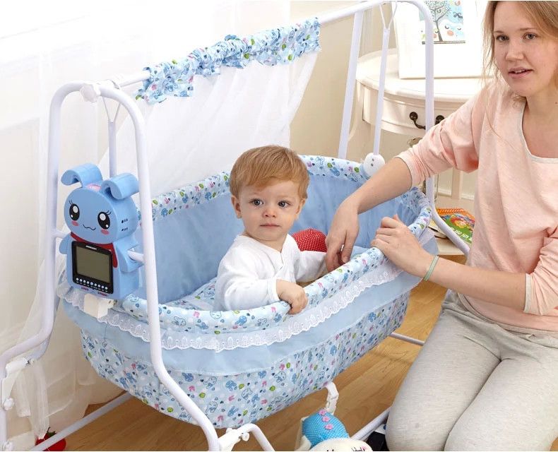 baby bed automatic swing
