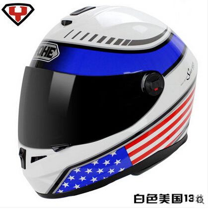 Casco eterno YOHE completo de motocicleta de invierno de moto Casco de moto para