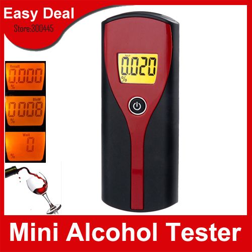 2021 LCD Display Digital Breath Alcohol Tester Analyzer Breathalyzer