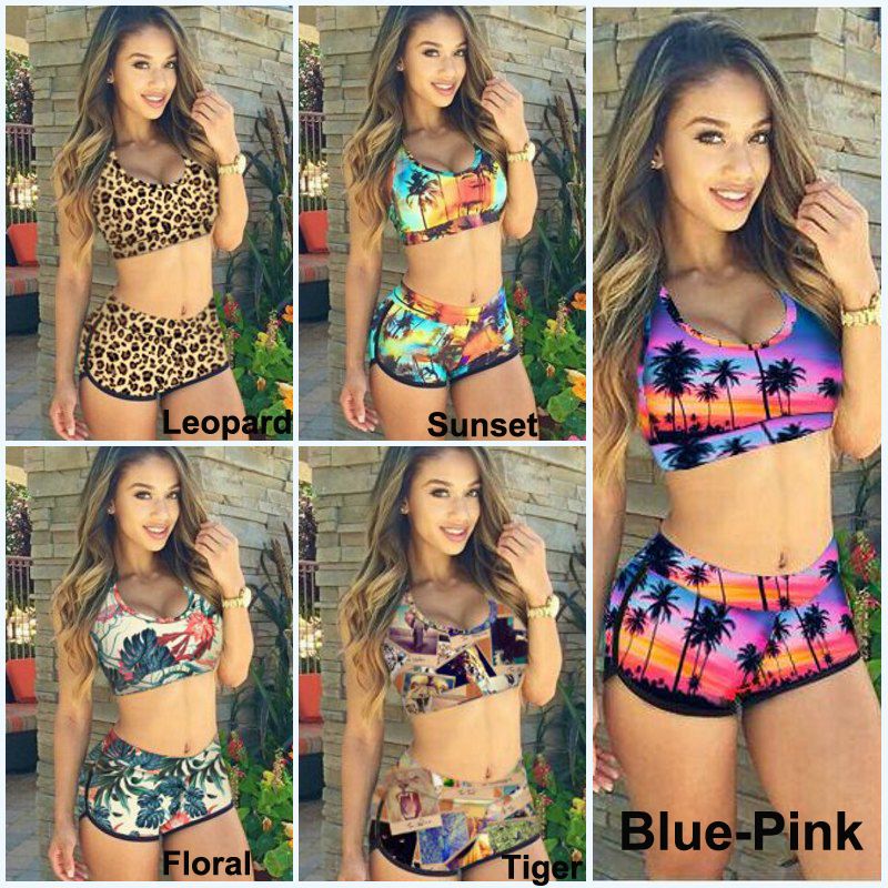 bra and shorts swimsuit