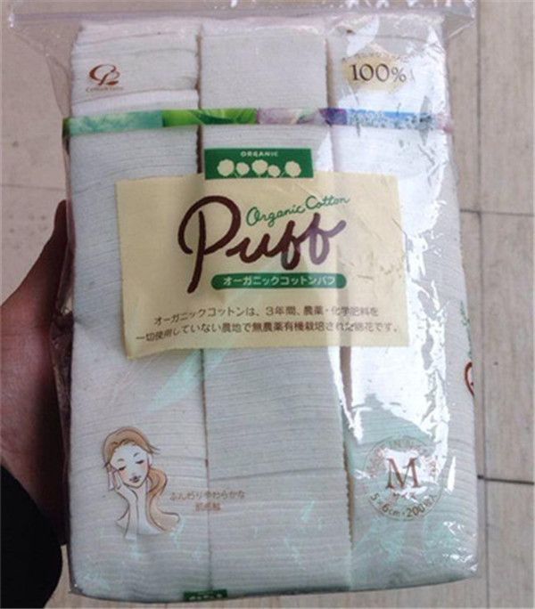 organic unbleached cotton pads