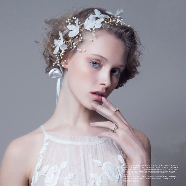 Vintage Cute Flower Tiaras Hair Accessories Discount Bridal