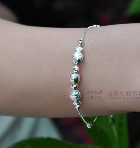 pure silver bracelet for ladies