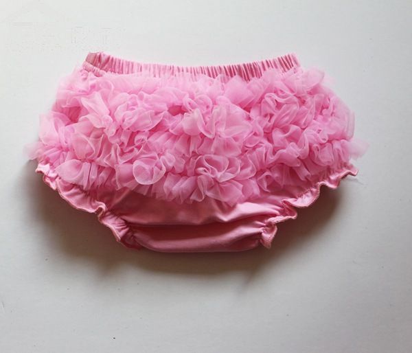 Baby Girls Ruffle Panties Briefs Bloomer Diaper Cover U Pick Size Color