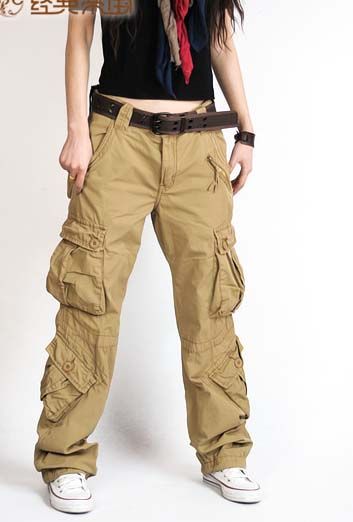 womens military style cargo pants