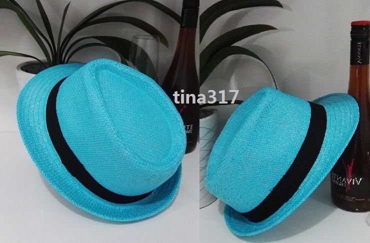 2020 Fashion Panama Straw Hats Soft Men Women Sun Hats Stingy Brim Caps ...