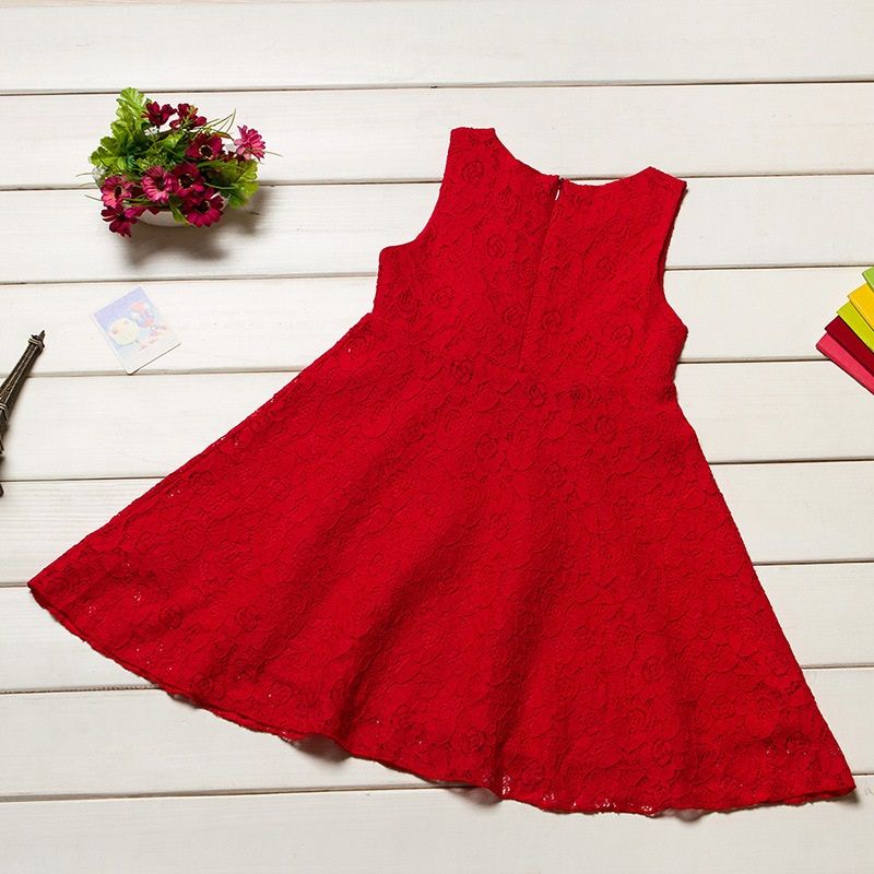 vestido vermelho para crianças