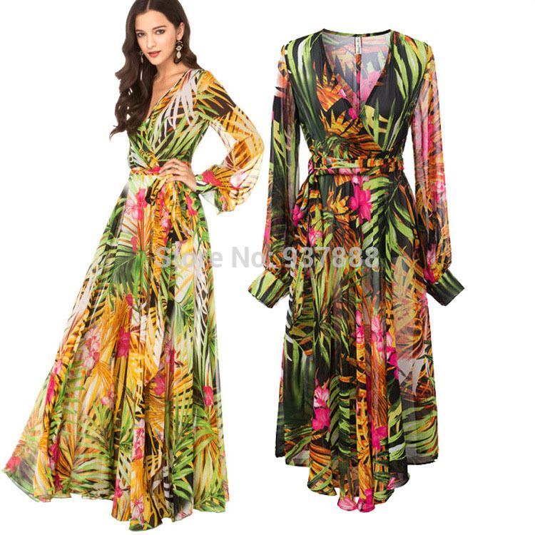 cheap chiffon maxi dress