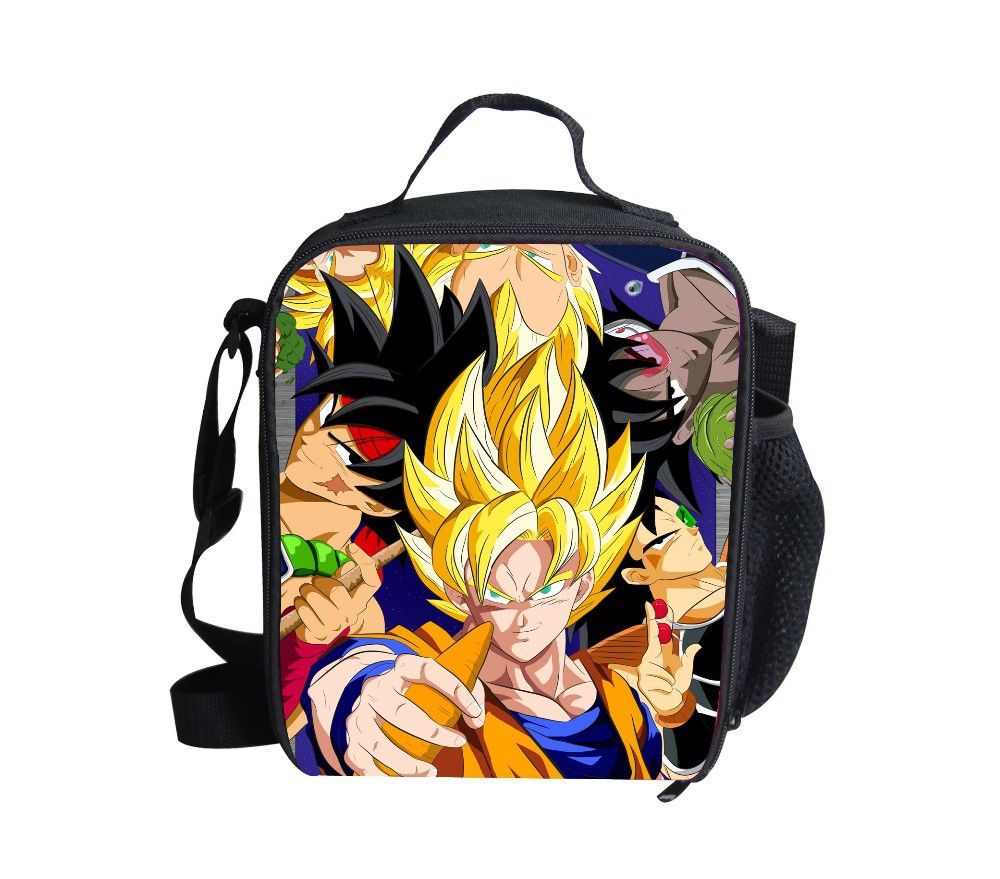 Dragon Ball Z Kids Bookbag School Backpack Insulated Lunch Bag Pen Case Lot Gift 