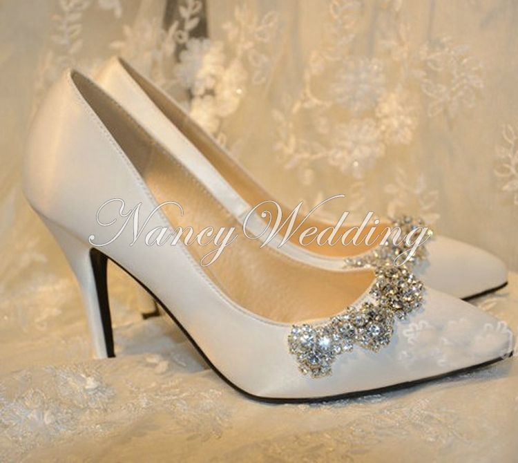 satin bridesmaid shoes