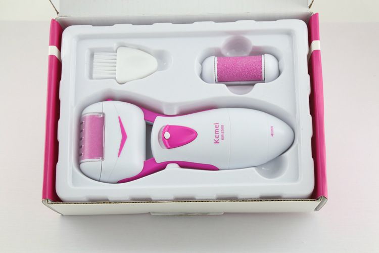 KEMEI Electric Callus Remover Foot Scrubber & Micro Pedicure