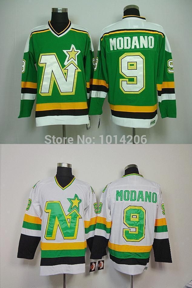 mike modano north stars jersey