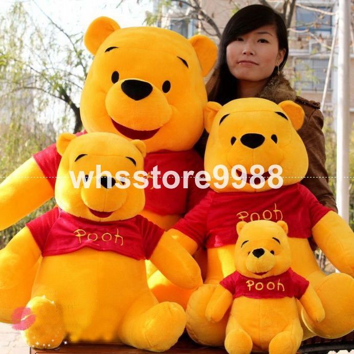 big winnie the pooh bear stuffed animal plush toy Giant doll xmas kid 100cm gift 