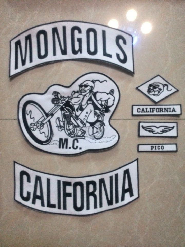2021 Biker Mongols Patches For Jacket Custom Patch Motorcycle Vest