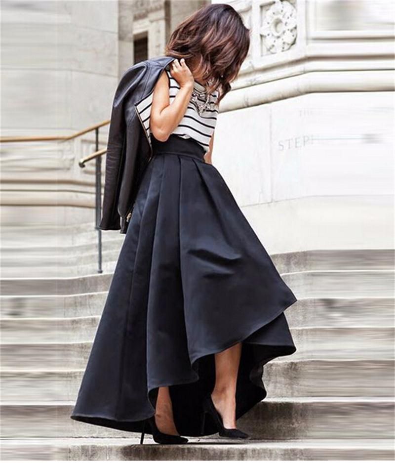 black skirt formal outfit