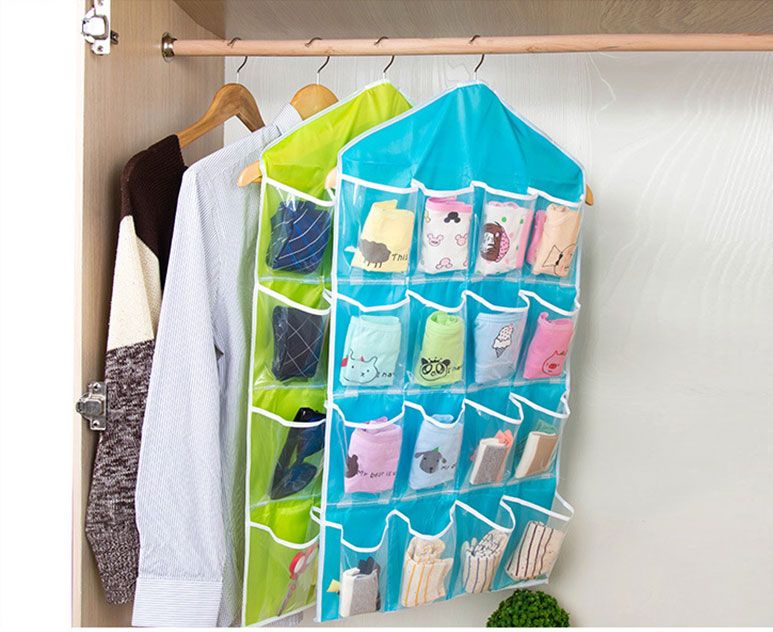 Storage Solutions Home Furniture Diy Wardrobe Hanging Organizer