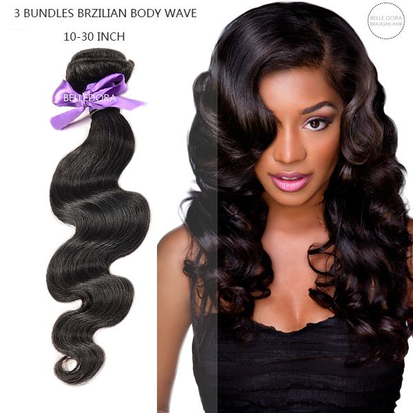 7a Belle Dora Brazilian Body Wave Virgin Hair Unprocessed 100g