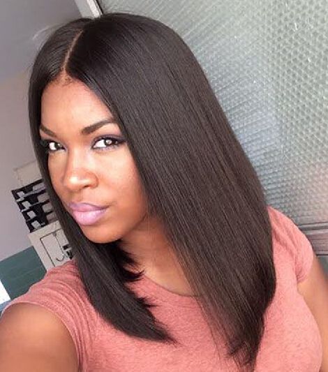Brazilian Human Hair Wigs Full Lace Wigs For Black Women Middle