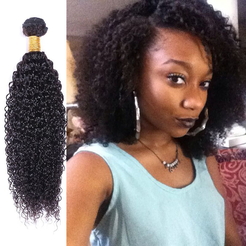Peruvian Kinky Curly Virgin Hair Bundles Queen Hair Products