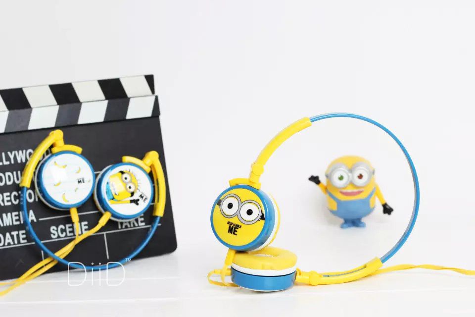 Cute Cartoon Pattern Despicable ME Minions Headset 3.5mm Standard Plug
