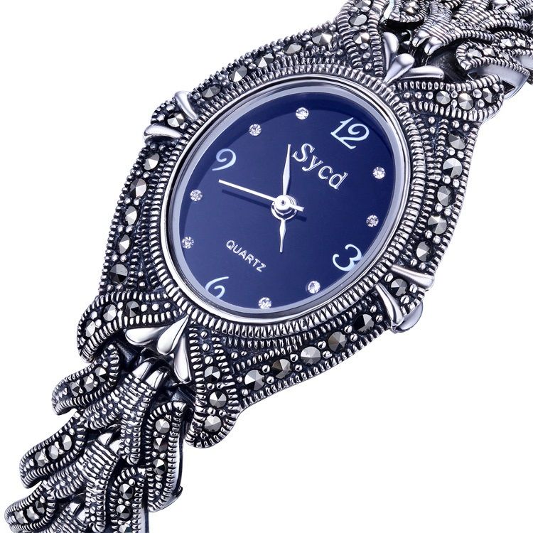 quartz watch silver