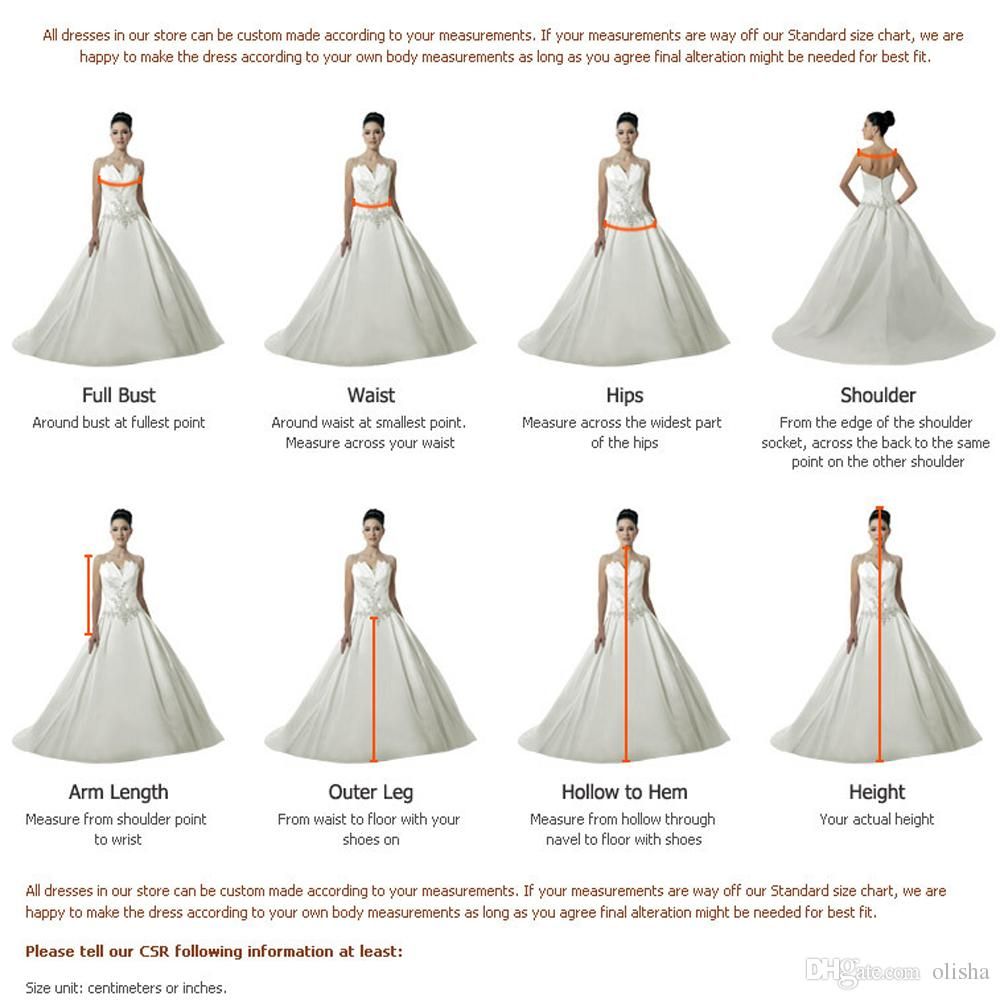 Wedding Gown Color Chart