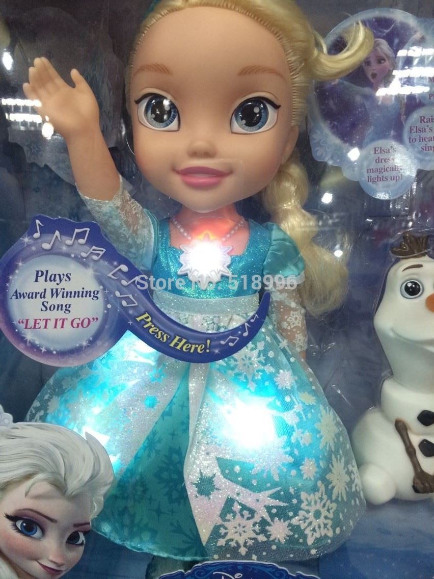 frozen elsa light up doll