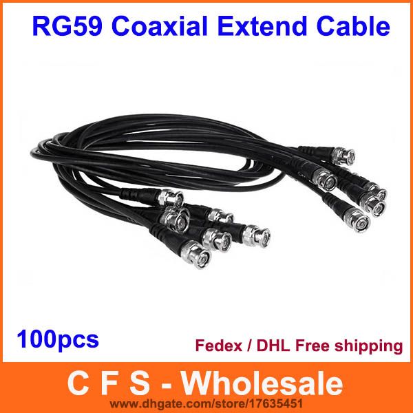 InLine BNC Videocable RG59 25m Cable coaxial Negro