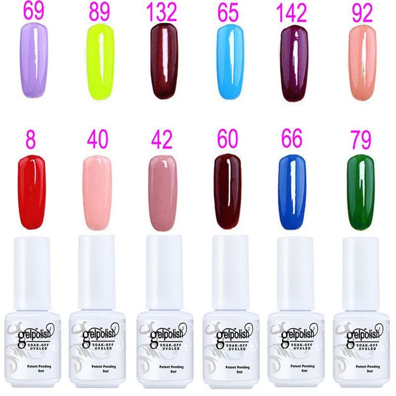 Gelish Nail Polish UV Gel Soak Off Gel Polish Nail Lacquer Varnish 100