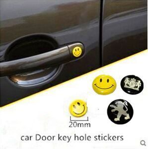 Peugeot 208 207 3008 308 Rcz 508 408 2008 407 307 206 20mm Car Door Keyhole Sticker Brand Best Quality And Cheapest Price Dhgate Com