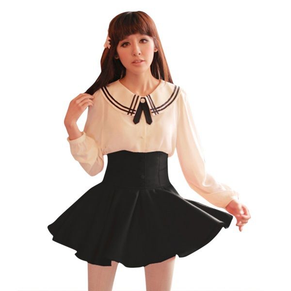 button corset skirt