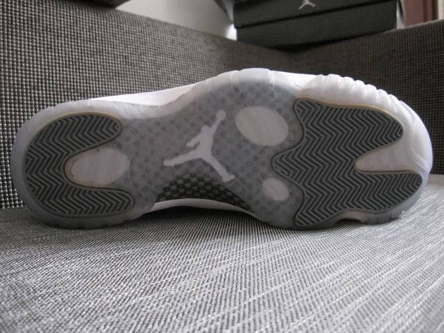 Auténtico 100% Real Air Jordan 11 Retro 11 Gris Frío De Los Altos Hombres Y  Mujeres Con Fibra De Carbono Real De Los Brillos Del Cuero De La Caja  Original Por Golder,