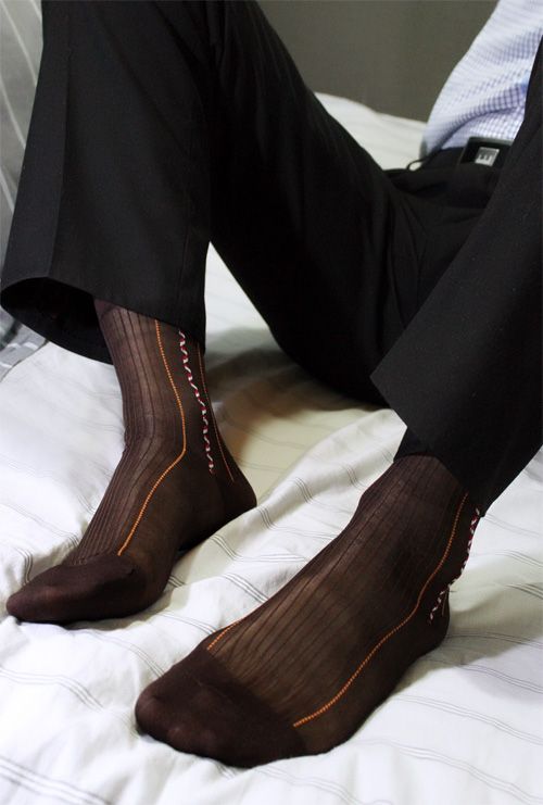 Best And Cheapest Mens Socks Men Silk Socks Gay Sexy Sheer Sock Formal