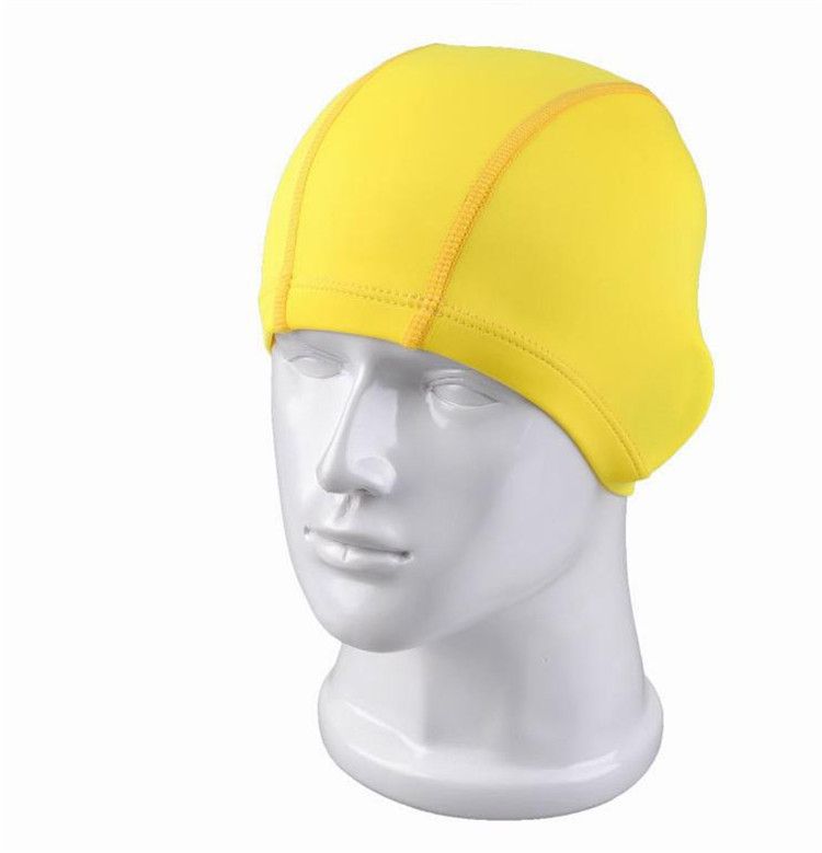 kids fabric swim cap