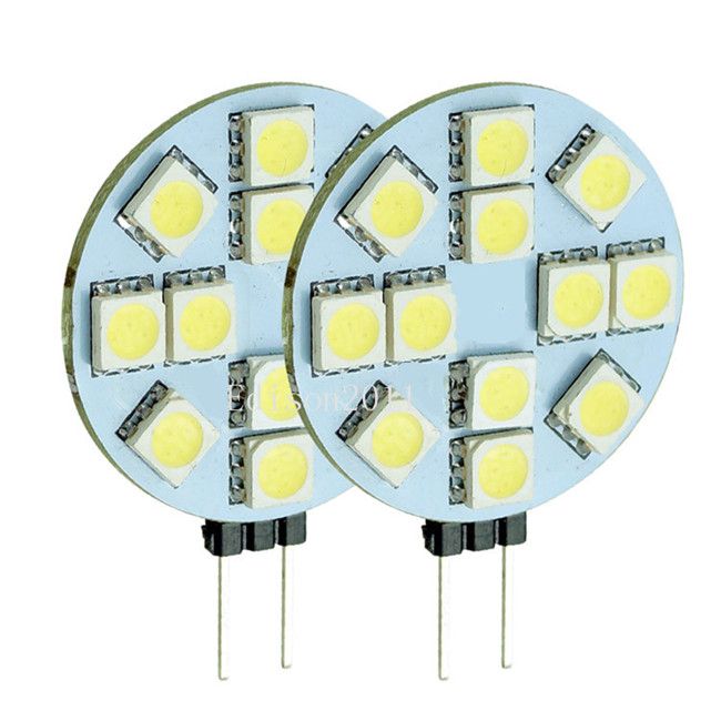 1W 3W 4W 5W 6W G4 LED 5050 SMD LED Bulb 180 Degree White Warm White