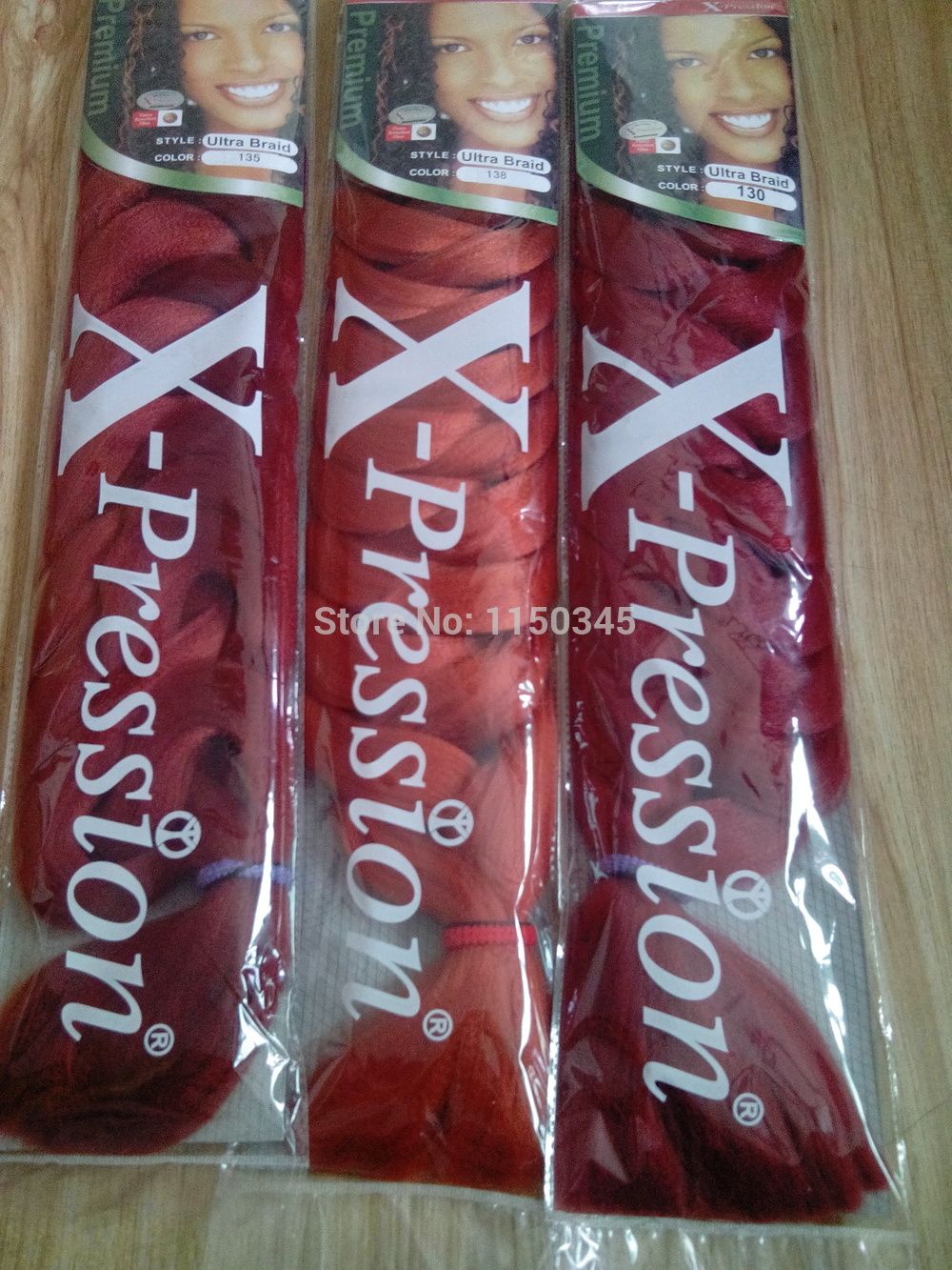 821 165g Pack Braid Purple Surper Long Hair Xpression Braiding