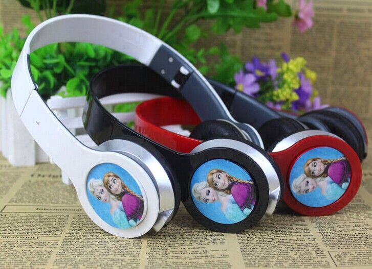 satin al ucretsiz shpping yeni perakende dondurulmus kulaklik prenses anna elsa kulaklik cocuk karikatur olaf kafa bandi kulaklik 3 5mm tl95 72