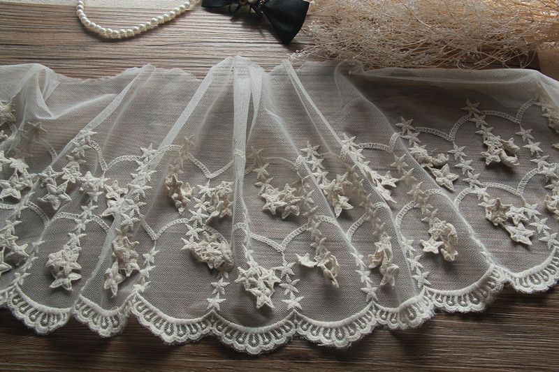 wide lace trim by the yard