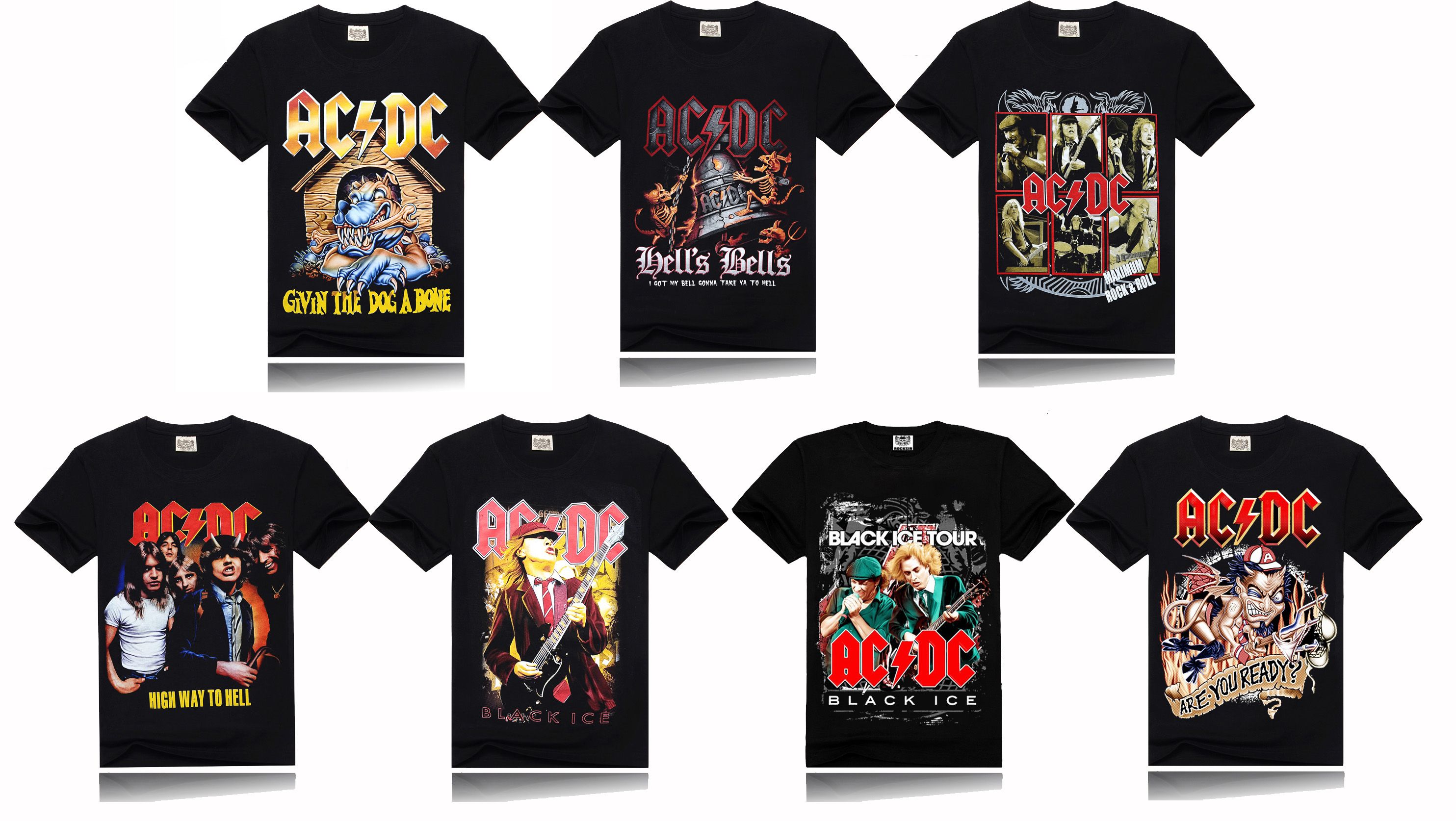 camisa de rock atacado